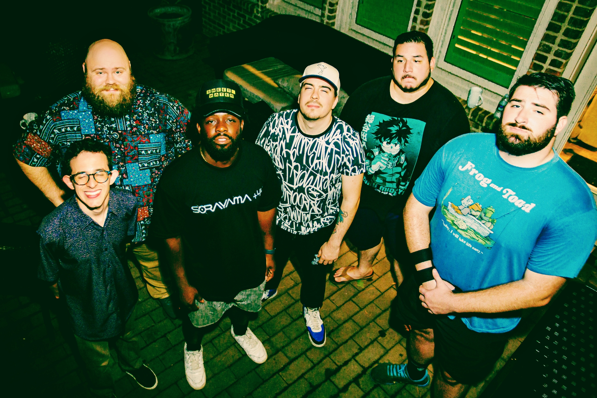 Group photo of MENU band in Atlanta